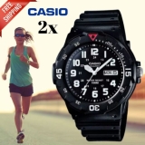 Casio Mens Sports Quartz Watch | Water Resistant | MRW-200H-1BVES