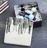 Mens Emporium Man Stuff Tin Fathers Day Gift Metal Storage Box Item Tub Present