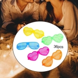 36 Pieces Valentines Heart Glasses Valentines Day Gifts for Kids School