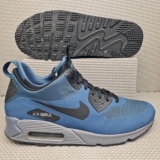 Nike Air Max 90 Mid Winter Trainers Men’s UK Size 9 Shoes Blue Grey Sneakers