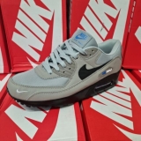Nike Air Max 90 90s Size 10 Grey / Black / Blue Brand New In Box FREE Postage