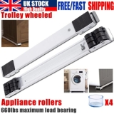 Heavy Duty Fridge Freezer Appliance Rollers Trolley Wheeled Premium Quality UK