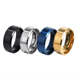 8mm Tungsten Ring for Men Wedding Band Matte Brushed Finish Comfort Fit  6 – 13