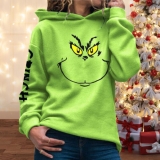 Christmas Women The Grinch Hoodies Hooded Sweatshirt Hooded Jumper Pullover Tops