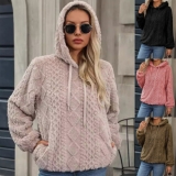 Ladies Hooded Winter Teddy Bear Fleece Hoodies Jumper Pullover Sweatshirt Tops