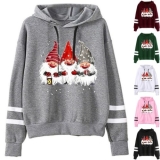 Women Hoodies Christmas Print Sweatshirt Ladies Sport Loose Fit Long Sleeve Xmas