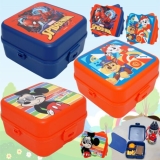 Kids Bento Lunch Box with 3 Compartments, Reusable Kids Boys Food Container Gift