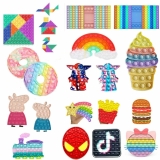 Pop Push It Bubble Sensory Fidget Kids Toy Special Needs Autism Stress Relief