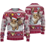 Eevee Eeveelution Christmas Ugly Sweater, Eevee Ugly Sweater For Men S-5XL