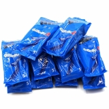 Gillette 2 Blue Razors Twin Blade Disposable Razors for Mens Shaving | Pack of 5