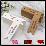 Jewellery Gift Card Arrow Tag Price Labels Craft Kraft craft- Handmade With Love