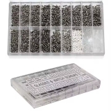 18 Grid 1000 PCS Glasses Repair kit Screws  sunglasses Pad Watch Clock fix tools