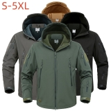 Waterproof Tactical Soft Shell Mens Jacket Coat Military Army Jacket Windbreaker