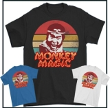 MONKEY MAGIC T-SHIRT Mens Chinese Fantasy TV Show Martial Arts 70’s 80’s MMA