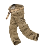 UK Mens Cargo Combat Trousers Casual Work Pants Military Multi Pockets All Sizes