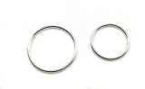 2 x 925 Sterling Silver Seamless Nose Ring Hoop Small 6mm 8mm