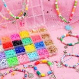 jewellery Making Kit Beads for DIY Bracelet Making Kit Colour Disc Bohemian