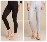Men’s Pure Silk Thermal Thermal Underwear Pant Leggings Pants Long Johns Bottoms
