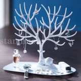 Jewelry Display Deer Tree Stand Rack Earring Necklace Ring Holder Tray Decor UK