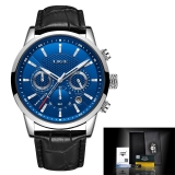 Men Watch Quartz Date Luminous Dial Waterproof Multifunction Daily Wristwatch UK