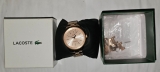 Lacoste Ladies Philadelphia All Rose Gold-Tone Analog With 38MM Face in BOX