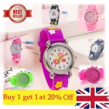 Kids Watch Girls Boys Analogue Classic Quartz Watch Christmas Present UK STOCK
