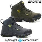 MENS HIKING BOOTS NEW WALKING ANKLE WINTER TRAIL TREKKING TRAINERS SHOES SIZE