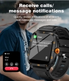 Smart Watch Wireless 5.0 Android & iPhone Compatible, Messages Sports Weather HD