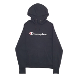 CHAMPION Hoodie Spellout Jumper Sweatshirt Womens M