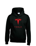 TESLA MOTORS ELON MUSK ELECTRIC CARS TRENDY GEEK UNISEX ADULT KIDS  HOODIES