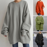 Womens Oversize Long Sleeve Hoodies Sweatshirt Casual Baggy Tops Pullover Jumper