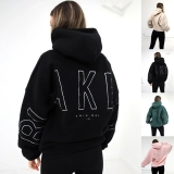 Women Fluffy Warm Hoodies Teddy Bear Plus Size Hooded Sweatshirt Jumper Pullover