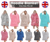 Fleece Hoodie Blanket Oversized Sherpa Hooded Big Giant Warm Cosy Sweatshirts