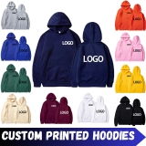 Custom  Hoodie Hooded Sweatshirt  Mens Womens Boys Girls Casual Pullover Top