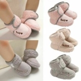 Infant Baby Girls Boys Toddler Anti-slip Warm Slippers Socks Crib Shoes Boots