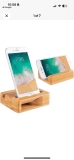 Encozy Bamboo Phone Stand with Sound Amplifier – Portable Wooden Holder