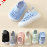 Kids Girls Baby Boys Toddler Newborn Anti-Slip Soft Rubber Sole Sock Shoes Size