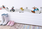 Mickey Minnie Mouse kids Room Home Decor Wall Stickers Cartoon UK 79
