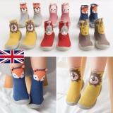 Kids Baby Girl Boys Toddler Anti-slip Slippers Socks Cotton Shoes Winter Warm
