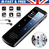 Portable Digital Audio Sound Voice Recorder Dictaphone MP3 Player Recording /UK