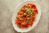 Asian Carrot Salad with Ginger Peanut Dressing