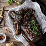 Baked Sticky Asian Ribs – Baking A Moment
