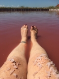 A Therapeutic Spa at the Pink Salt Lakes and Mud Pools in Burgas, Bulgaria – Travels with my Art