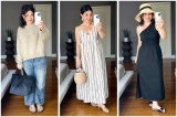 Cove Dress, Raffia Hat & More