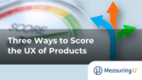 Three Ways to Score the UX of Products – MeasuringU