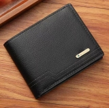 Designer Mens Leather Wallet RFID SAFE Contactless Card Blocking ID Protection