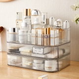 Desktop Lipstick Skincare Storage Box Makeup Drawers Organizer Jewelry Container