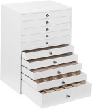 SONGMICS Extra Large Jewellery Box & Storage Case – 40x39x20.5cm