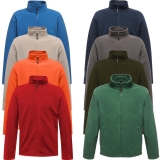 Mens Ex-Brand Fleece Jacket Full Zip Up Outdoor Warm Micro Polar Anti Pill Work
