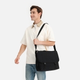 Men Satchel Messenger Bag School Rucksack Shoulder Bag 15.6inch Laptop Bag